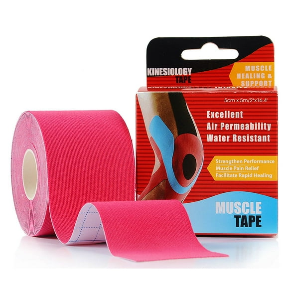 Kinesiology Tape Strapping Taping Athletic Sports Tape for Men Knee Shoulder Elbow Ankle Neck Muscle Superior Waterproof Adhesion Non Latex Safe for Kids Pregnant Women