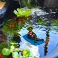 thumbnail image 6 of CARRFA Floating Resin Frog Figurine Pond Decor, Water Floating Frog Ornament, Animal Gardening Gifts for Home Yard Garden Pond Decoration, 6 of 10
