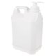 thumbnail image 1 of Plastic Jug 3l Reusable Containers For Water Sauces Soaps Detergents Honey Liquids With Screw-On Cap And Pump Cap, 1 of 3