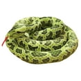 thumbnail image 4 of Muñeco de peluche de serpiente, divertido y realista, suave, para dormir y abrazar. Verde, 4 of 9