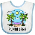 thumbnail image 3 of Inktastic Summer Vacation in Punta Cana Boys or Girls Baby Bib, 3 of 4