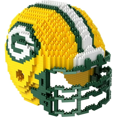 Forever Collectibles 3D BRXLZ Mini Helmet, Green Bay Packers