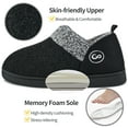 thumbnail image 3 of Ablanczoom Women Slippers Comfy Memory Foam Houses Slippers Fuzzy Indoor Outdoor No-slip Winter Shoes, 3 of 6