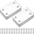 thumbnail image 1 of 20 piezas （38x60 mm）Placas de reparación rectas planas, soporte de placa plana, placas de reparación de conexión plana, soportes de tirantes, placa de unión, fijación de placa de reparación de muebles, 1 of 5