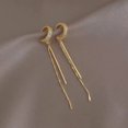 thumbnail image 1 of Pendientes colgantes para mujer con borlas sin orejas, sencillos y elegantes, con clip para la oreja personalizado de Advanced Sense, de una sola pieza, 1 of 5