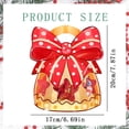 thumbnail image 3 of Christmas Cartoon Plastic Treat Bag, Handheld Gift Pouch, 6.69X7.87" Holiday Cookie Storage Container, Xmas Character Print Packing Sack, Transparent Goodie Holder, for Candy and Baked Snack Packing, 3 of 4