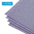 thumbnail image 3 of Unique Bargains Soft Felt Sheets Glitter Light Purple 11.8 x 7.8 Inch 12 Pcs, 3 of 6
