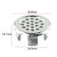 thumbnail image 3 of Anillo de desbordamiento KERISTY para baño, tapas de desbordamiento para lavabo/fregadero, orificio de repuesto cromado, 3 of 8