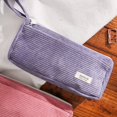 thumbnail image 2 of Bolsa de lápices de pana de gran capacidad, bolsa de almacenamiento de pluma estilográfica, caja de papelería multifuncional, suministros escolares para niños, 2 of 4