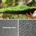 thumbnail image 4 of Artificial Grass 5' x 11' (55 Square Feet) Realistic Fake Grass Artificial Turf Lawn Synthetic Deluxe Thick Lawn Pet Turf Garden Backyard Patio Balcony - Customized Sizes, 4 of 7