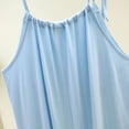 thumbnail image 4 of ZyeKqe Womens Nightgown Sleeveless Spaghetti Strap Casual Lightweight Soft Comfy Loungewear Crewneck Sleep Mini Dress, 4 of 9
