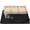 Black, variant on Cat Litter Mat,45"x32"Large Cat Litter Mat Litter Trapping Mat,Honeycomb Double Layer Kitty Litter mat,Soft EVA Material,Durable,Urine & Waterproof,Easy Clean,Washable(Light grey)