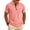 Pink, variant on LTTVQM Polo Shirts Men Short Sleeve Basic Button Down Golf Shirts Loose Fit Breathable Tee Performance Sport Outfits Light Blue 3XL
