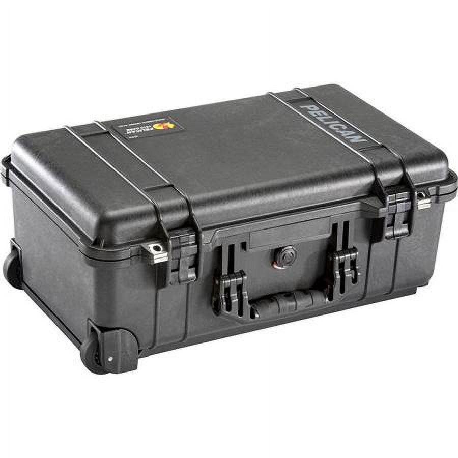 1510SC Polycarbonate Studio Case, Black with Padded Yellow Foam Dividers - image 3 of 7