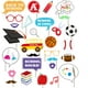 thumbnail image 3 of Paquete de 30 accesorios para fotomatón, fiesta de regreso a clases, 7 personas, 3 of 5
