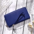 thumbnail image 5 of Monedero de mujer Laklulu, monedero de piel con cremallera y protección RFID, 5 of 5