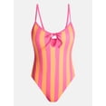 thumbnail image 5 of No Boundaries Scoop Neck One Piece Swimsuit with Keyhole, Women's XXS-XXL, 5 of 5