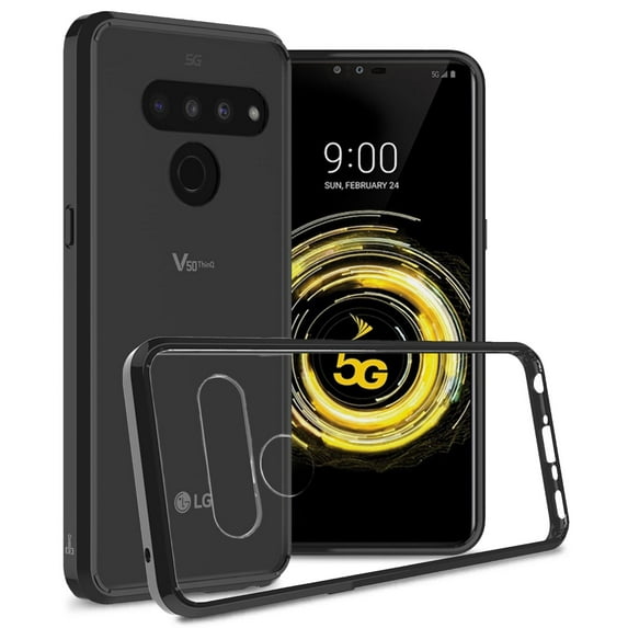 CoverON LG V50 ThinQ Case, ClearGuard Series Clear Hard Phone Cover