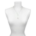 thumbnail image 3 of Delight Jewelry Silvertone Large Rose Outline Silver tone Elegant Infinity Lariat Necklace, 3 of 4