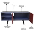 thumbnail image 3 of Mueble para TV de 50" Gris Rojo, Centro de Entretenimiento Hogare Suecia, 3 of 6