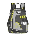 thumbnail image 1 of Disketp Cute Dinosaur Mochila Ligera e Impermeable, Mochila de Día Resistente para Viajes, Senderismo y Uso Diario para Hombre y Mujer, 1 of 7