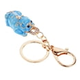 thumbnail image 5 of Feng Shui Metal Pi Xiu Keychains to Attract Wealth Lucky Car Bag Keyring Dark Blue, 5 of 6