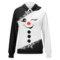 thumbnail image 3 of Christmas Sweatshirts Women'S Fashion Hoody for Winter Snowman Print Long Sleeve Tops Top Women Hoodies Black L, 3 of 4
