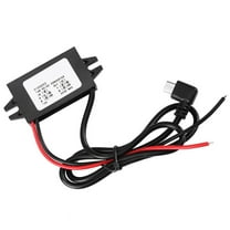 DC-DC 12V to 5V 3A Micro USB Converter Voltage Step Down Regulator for Car Smartphone