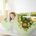 thumbnail image 4 of Feelyou Western Gnome Kids Queen Comforter Set, Lucky Shamrock Bedding Comforter Set, 3pcs, 4 of 8