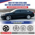 thumbnail image 4 of (Set of 4)18 inch Hubcaps Compatible with 2014-2020 Chevy Impala,Wheel Rim Hub Cap Replacement,Bolt-on Installation,PP Material,Lacquer, 4 of 7