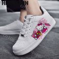 thumbnail image 4 of Zapatos informales de Hello kitty para mujer, zapatillas de plataforma para hombre, zapatos de kateboarding de moda, zapatos casuales para estudiantes de graffiti 3D, presente, 4 of 5