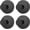 Black, variant on Suction Cup Hooks for Shower, Bathroom,Glass Windows,Tile – Towel, Loofah, No-Drill Wreath Hanger for Front Door Waterproof Hook Hold (Chrome) 4 Packs