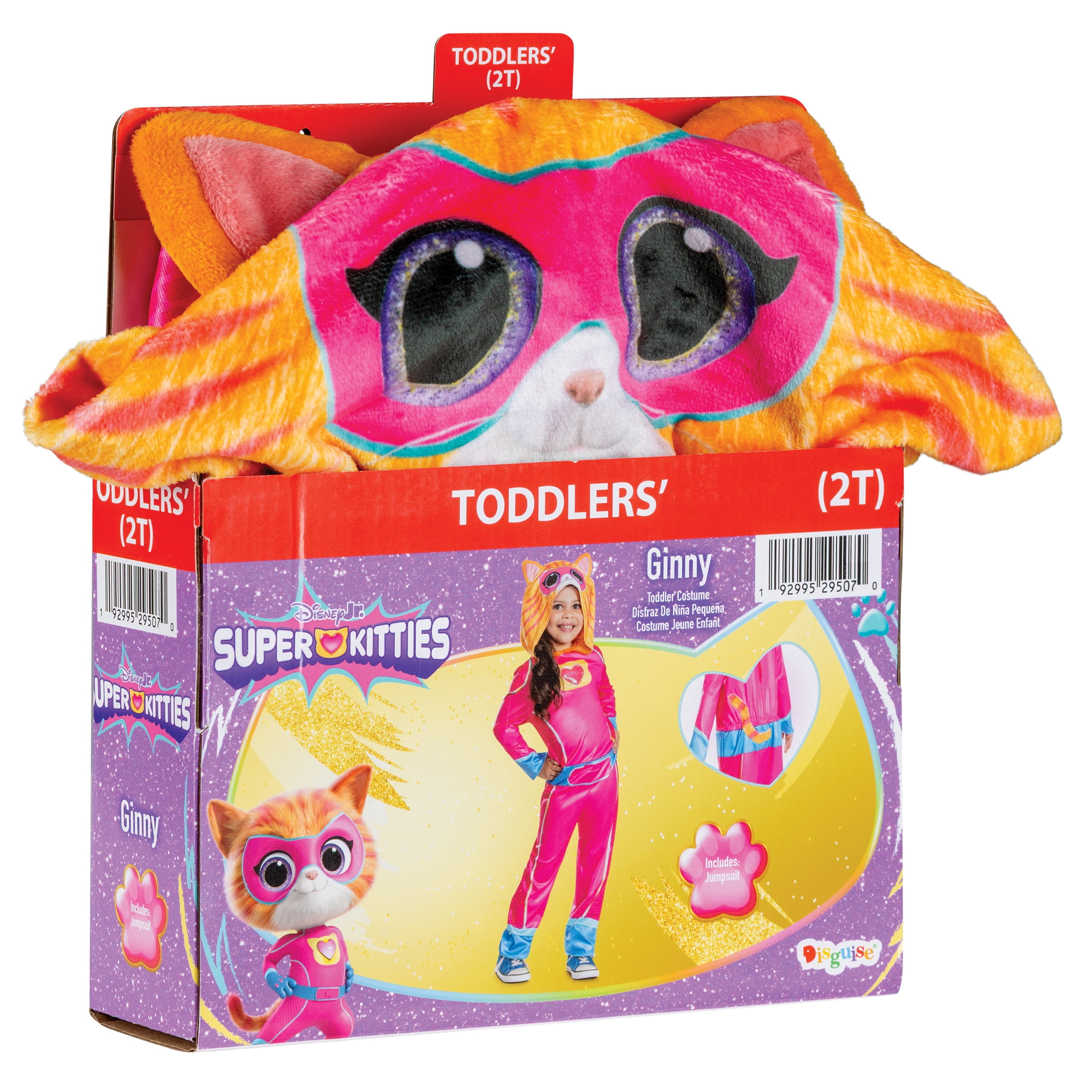 Disney Super Kitties Ginny Halloween Costume for Children, Toddlers Size 2T, by Disguise