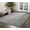 Heather, variant on Nourison Linked 2'3" x 7'6" Charcoal Modern Indoor Rug