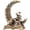 Moon Witch, variant on Slccxzc Mini Brass Owl Knight Figurine Retro Bird Statue Collectible Desktop Decor