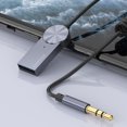 thumbnail image 4 of Sidaley Adaptador Bluetooth Cable para coche 3,5mm Jack Bluetooth 5,0 receptor altavoz Audio música BT transmisor Auto manos libres Cables de audio/vídeo, 4 of 6