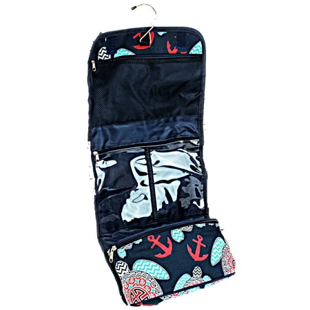 Hawaiian Honu Sea Turtles Tropical Roll Up Travel Cosmetics Toiletries Bag