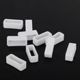 thumbnail image 3 of hengtong 4x8mm Width White Silicone Watch Strap Band Keeper Holder Retainer Loop 22mm, 3 of 9