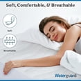 thumbnail image 6 of Waterguard Twin Mattress Protector Pad. Hypoallergenic Twin Mattress Pad Replacement for College Dormitories, Hospitals, and Residential Homes. Top Made from 100% Cotton for Softness and Comfort., 6 of 7