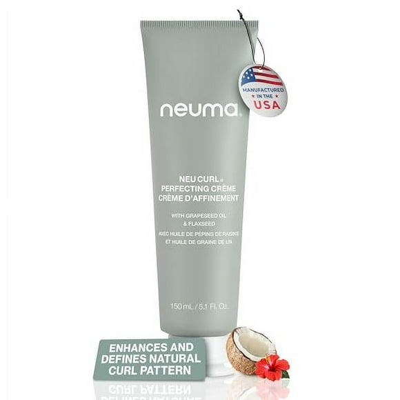 NEUMA Neu Curl Perfecting Creme 5.1 Fl. Oz. Curl Cream with Coconut Hibiscus Scent, Lightweight, Nourishing Curl Defining Cream, Curl Cream for Wavy Hair Anti Frizz Formula