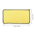 thumbnail image 2 of WRISTBIQUE 2Pcs Portable Yellow Cleaning Cloth for Motorcycle and Bike Multi Use Drying Towel, 2 of 5