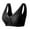 Black, variant on Plus Size Bras for Women Women Feeding Nursing Pregnant Maternity Bra Without Steel Rings Front Buckle Breastfeeding Underwear