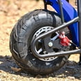thumbnail image 6 of XtremepowerUS 99cc 4-Stroke Gas Mini Dirt Bike, Pull Start, Off-Road Trail Bike, Max Speed 23 MPH, 185 lb Capacity, blue/Black, 6 of 9