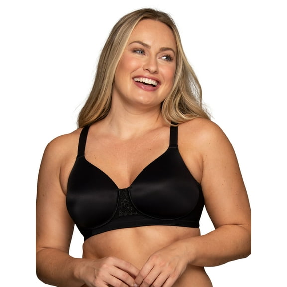 Vanity Fair Lingerie Women's Beauty Back Full Figure Smoothing Wireless Bra, Style 71380