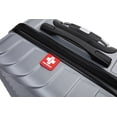 thumbnail image 4 of SWISS TRAVELLER / ABS Coque Rigide Léger Ensemble de 3 Pcs Valise Unisexe, Valise à 4 Roues Pivotantes (20”/24”/28”) - Titane Argent, 4 of 8
