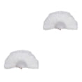 thumbnail image 4 of Advancent Abanico de plumas para decoración, manualidades, fiestas, Cosplay, adorno de mano para el hogar, abanicos decorativos, presente, baile, boda, Type1 NO1 Advancent CBP089784, 4 of 5