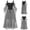 #10,Dark Gray, variant on Aoochasliy Trendy Dress Womne Plus Size Cold Shoulder Butterfly Sleeve Up Christmas Dress
