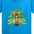 thumbnail image 4 of Inktastic Alaska Moose and Trees Youth T-Shirt, 4 of 5