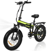 HOVERMAX 750W Electric Bike 20X4.0" Electric Bicycle for Adults with Removable 48V 12Ah Battery, 7 Speed Commuter Bike for Man Woman, BLack - UL2849
