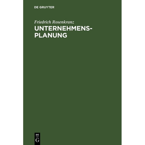 Unternehmensplanung, (Hardcover)